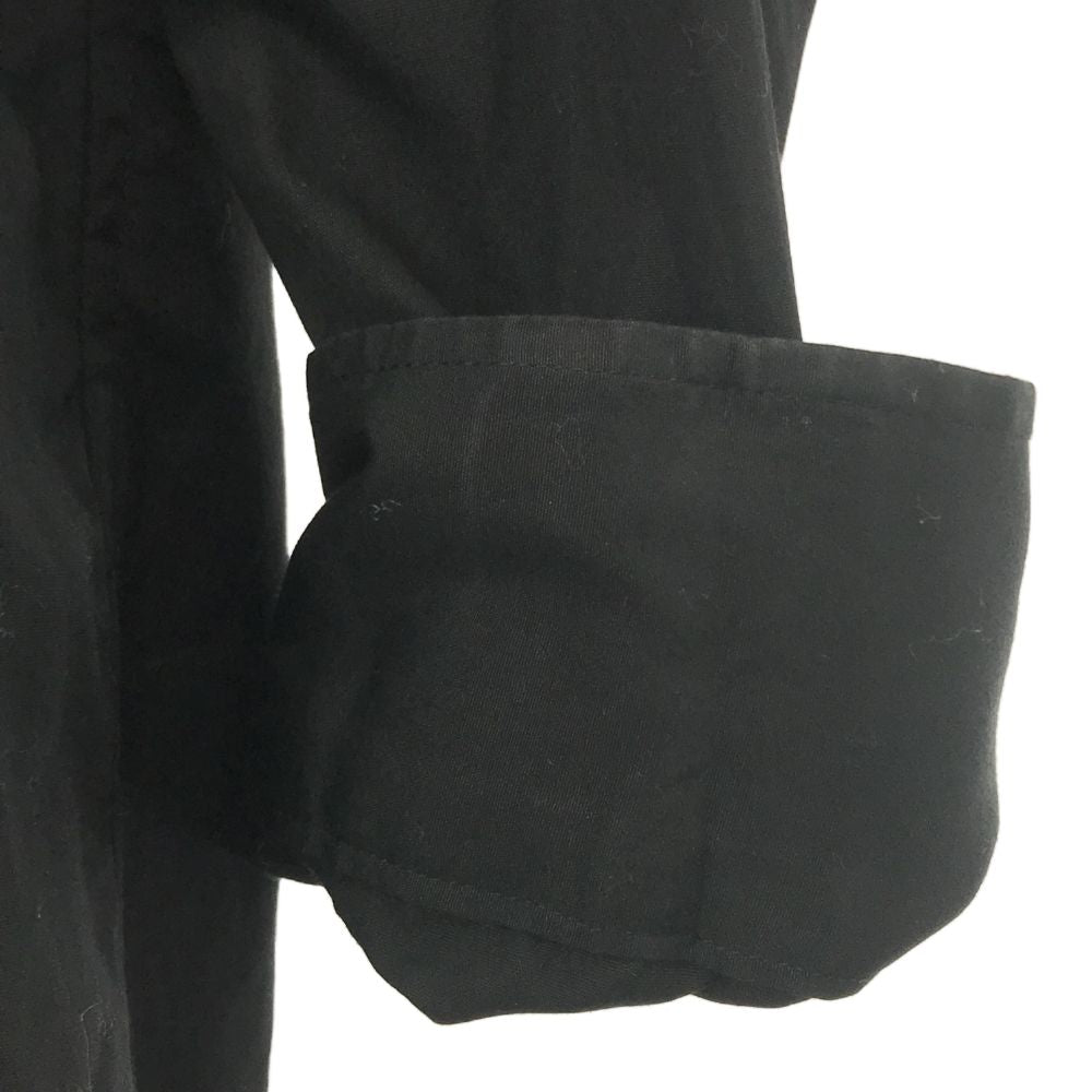 ブルードレス 日本製 長袖 コットンシャツ S ブラック blues dress メンズ