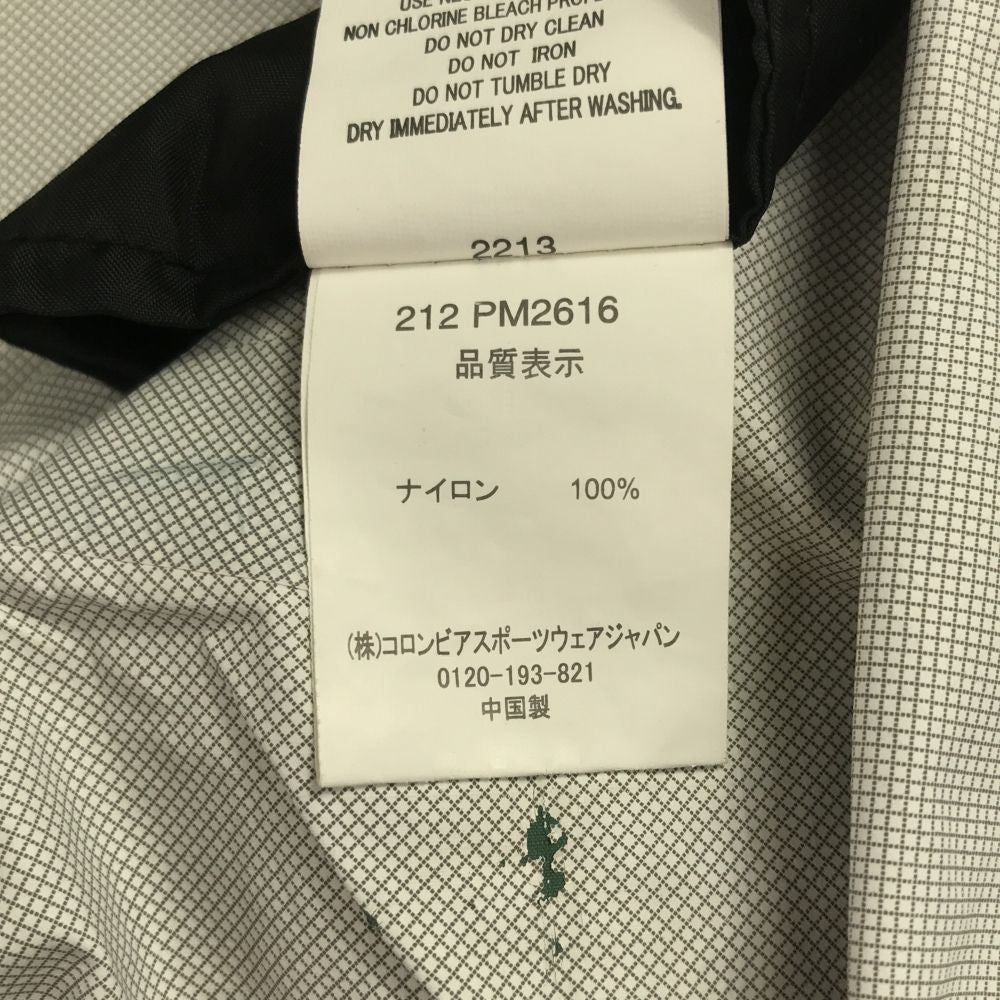 Columbia コロンビア アウトドア 長袖 ナイロンジャケット M グリーン×パープル系 メンズ