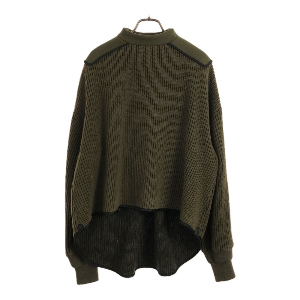 ザリラクス 日本製 長袖 ウール100% セーター FREE カーキ THE RERACS ニット メンズ