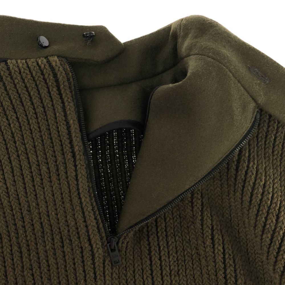 ザリラクス 日本製 長袖 ウール100% セーター FREE カーキ THE RERACS ニット メンズ