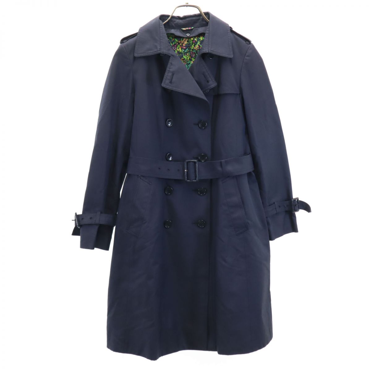 アナイ 長袖 トレンチコート 38 ネイビー系 ANAYI レディース
