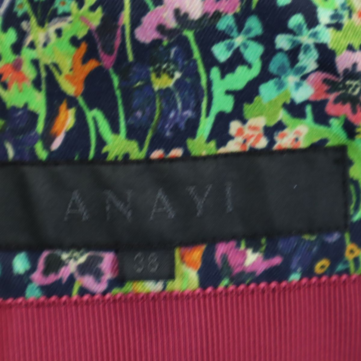 アナイ 長袖 トレンチコート 38 ネイビー系 ANAYI レディース