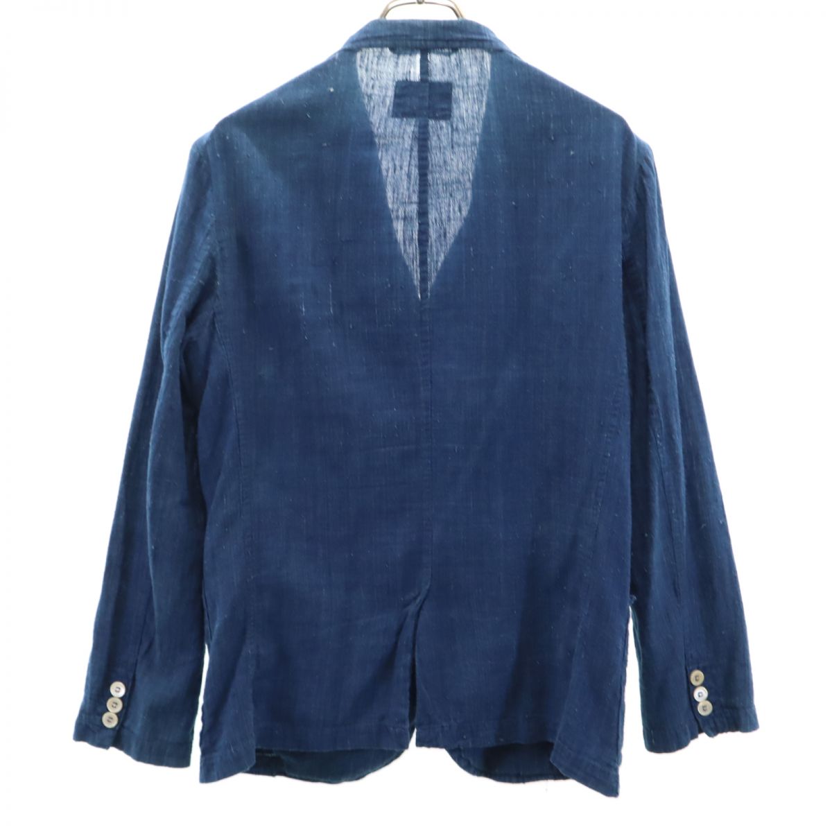 イタリア製 長袖 デニムテーラードジャケット M ブルー系 メンズ