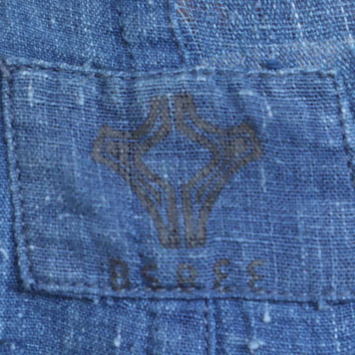 イタリア製 長袖 デニムテーラードジャケット M ブルー系 メンズ