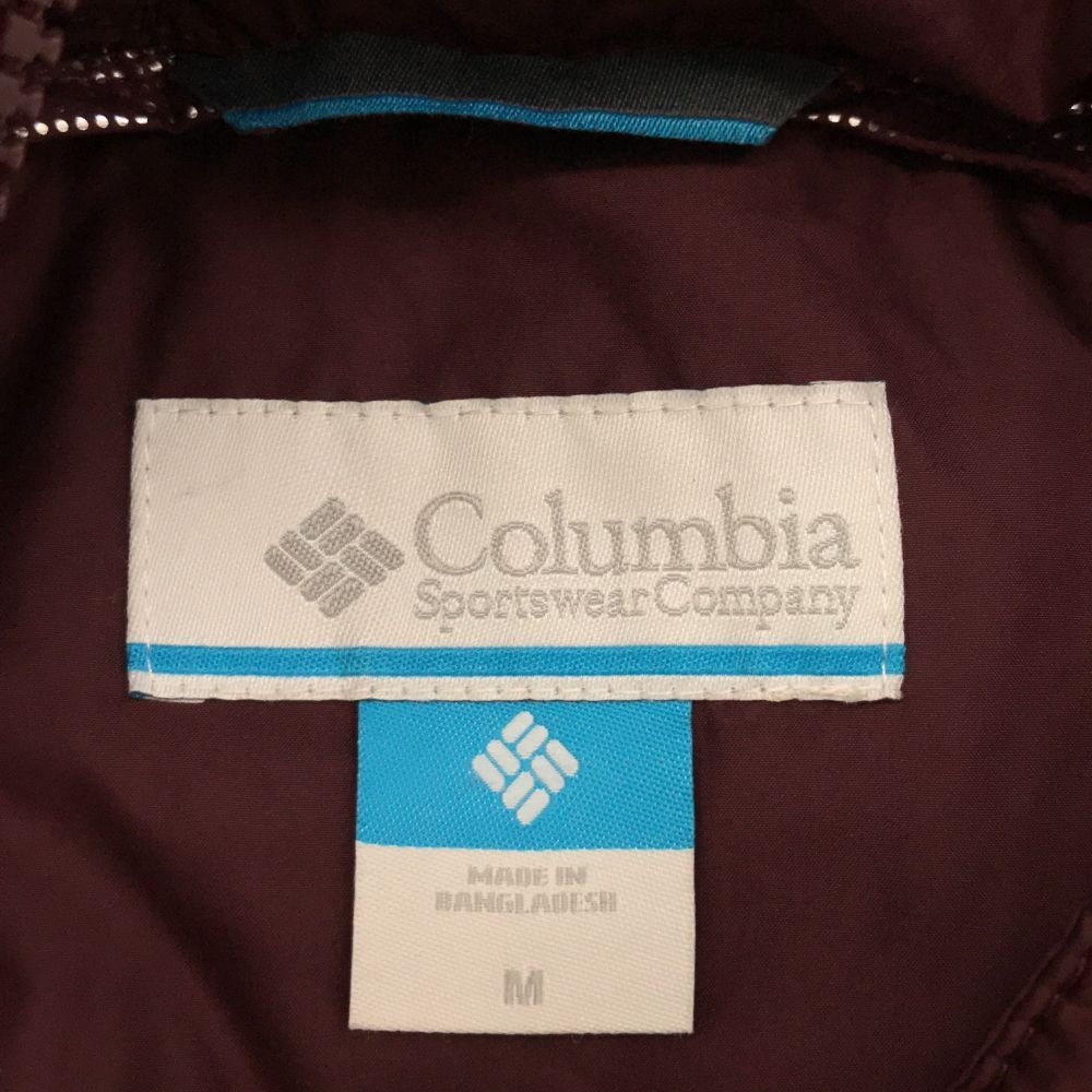 Columbia コロンビア アウトドア 中綿ジャケット M ボルドー レディース