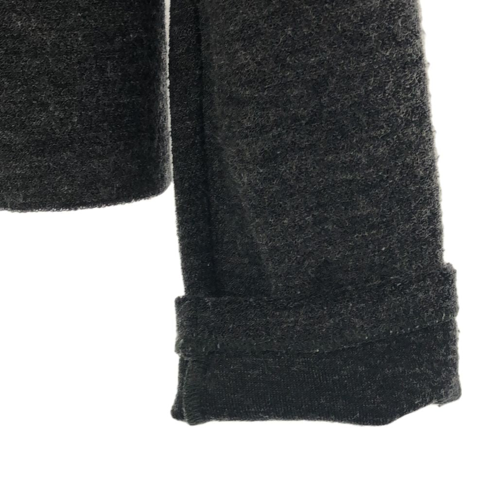 sunaokuwahara スナオクワハラ IS ボーダー 長袖 ニット カーディガン M グレー系 レディース