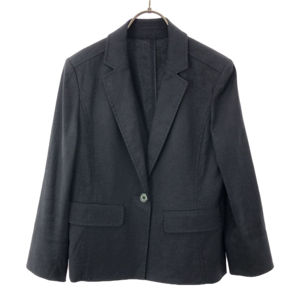 MACKINTOSH PHILOSOPHY マッキントッシュフィロソフィー 長袖 テーラードジャケット 40 ネイビー リネンブレンド レディース