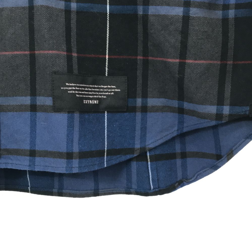 MofM マンオブムーズ 日本製 長袖 チェックシャツ 2 ネイビー系 メンズ