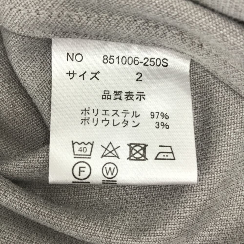 ノーアイディー 長袖 ウエスタンシャツ 2 グレー系 NO ID メンズ