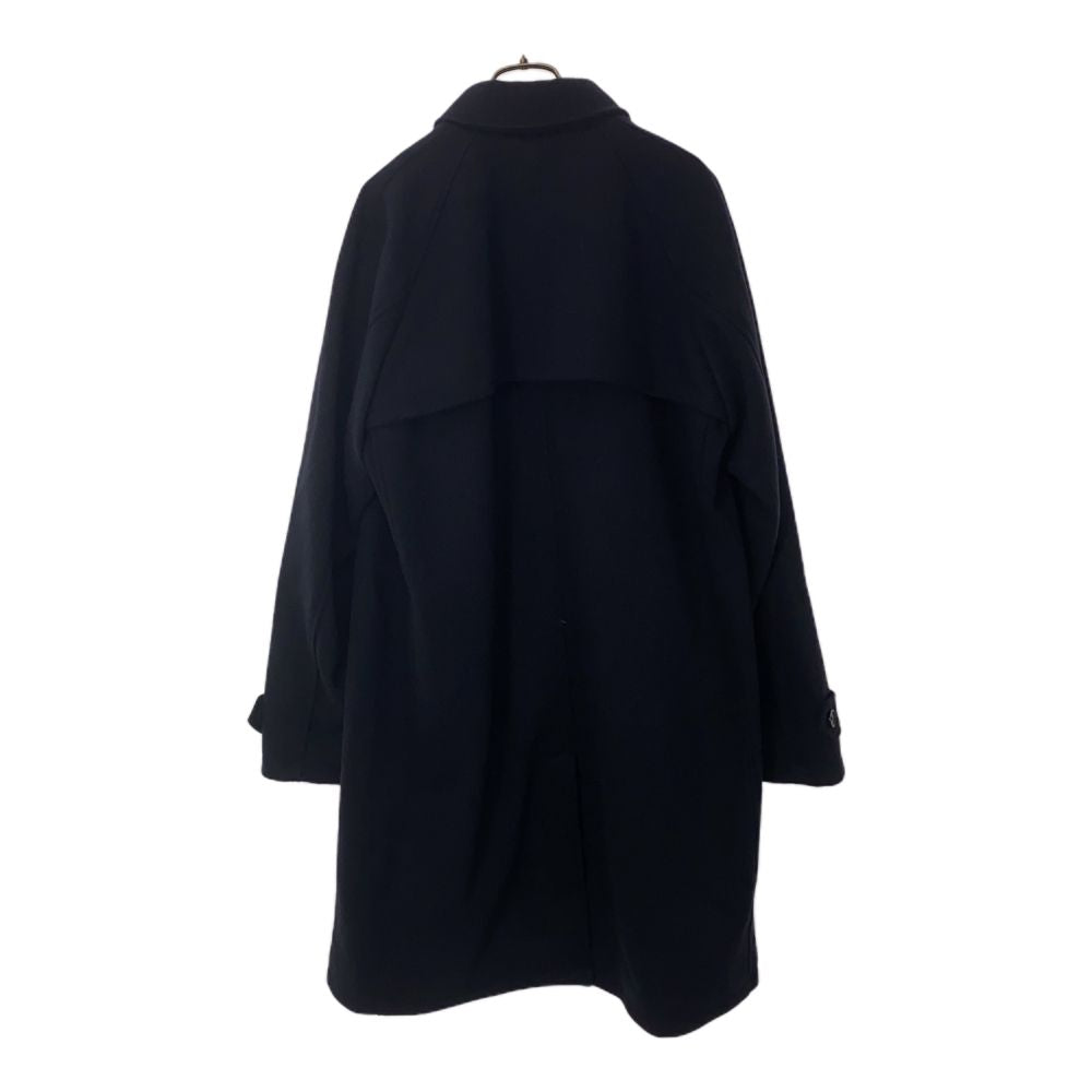 未使用 ナノユニバース 長袖 テックカルゼバルカラー コート XL ネイビー nano universe レディース