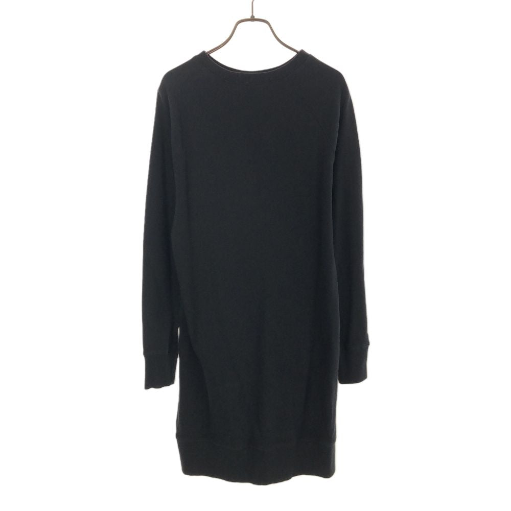 DIESEL ディーゼル スネーク柄 長袖 ワンピース S ブラック ラインストーン レディース