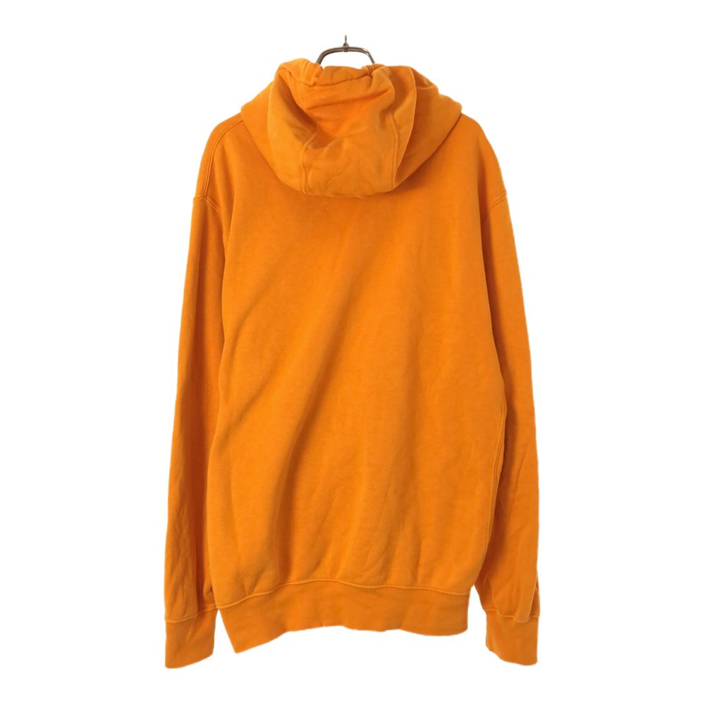 NIKE ナイキ プリントロゴ 長袖 スウェットパーカー M オレンジ プルオーバー トレーナー 裏起毛 メンズ