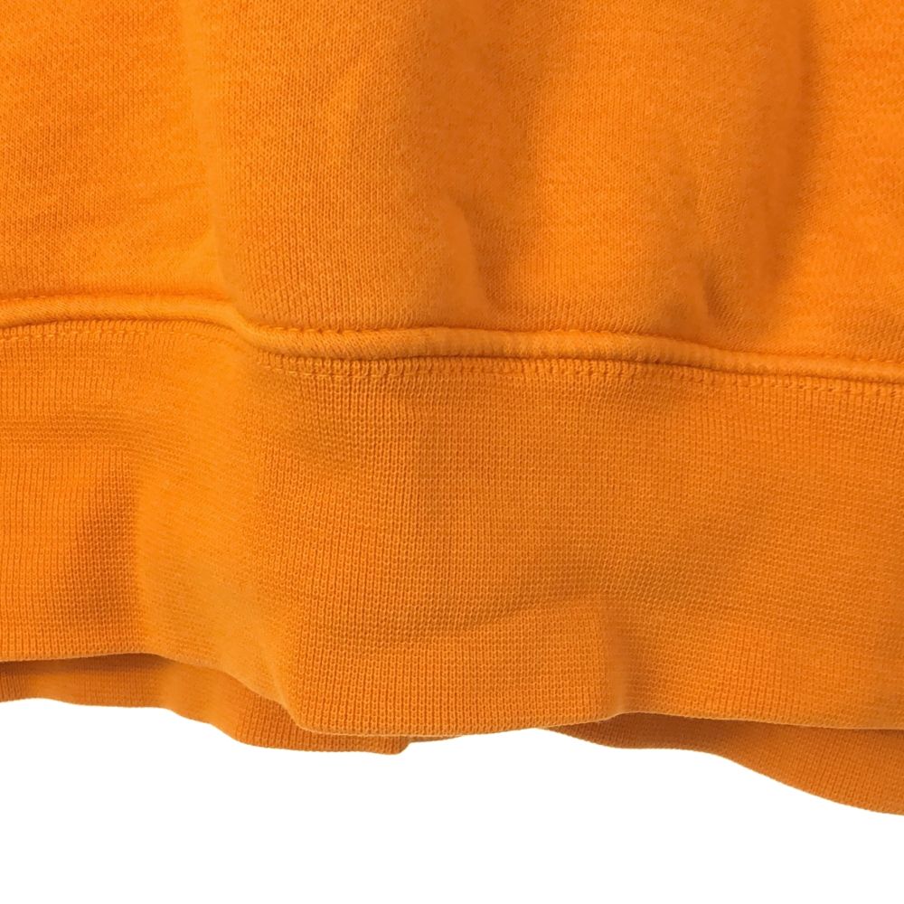 NIKE ナイキ プリントロゴ 長袖 スウェットパーカー M オレンジ プルオーバー トレーナー 裏起毛 メンズ