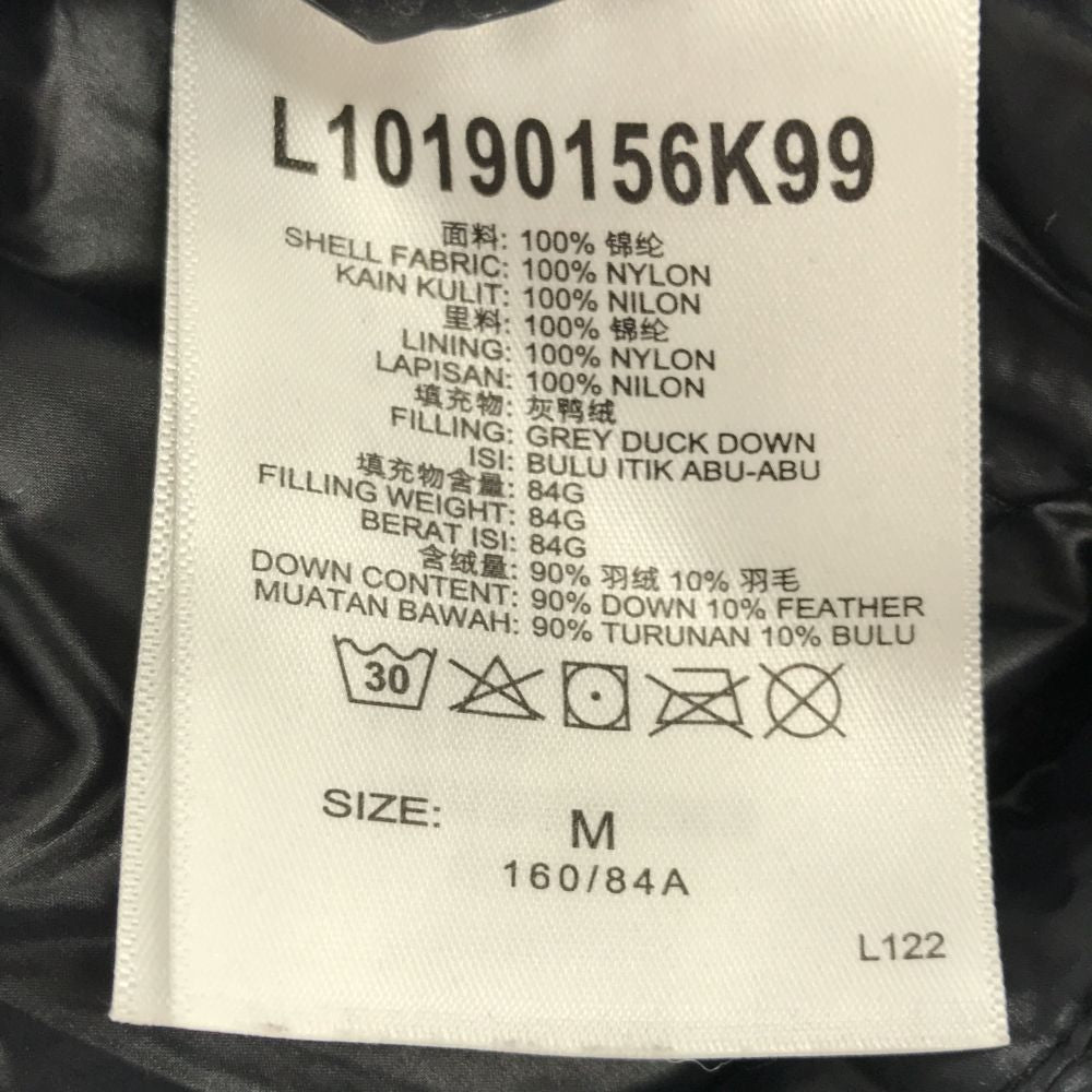 リー Urban Riders 長袖 ポケッタブル ダウンジャケット M ブラック Lee レディース