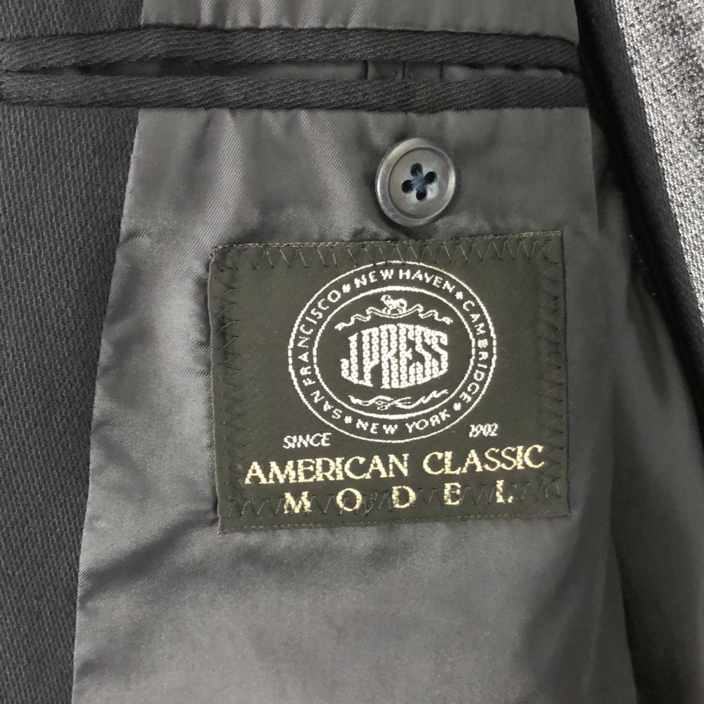J.PRESS ジェイプレス 日本製 テーラードジャケット YA6 ブラック アメリカンクラシックモデル メンズ