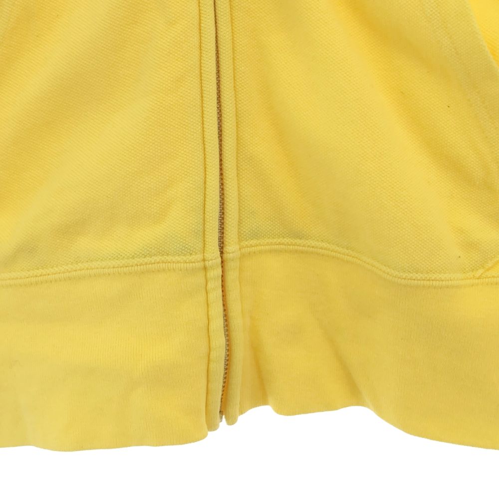 ラルフローレン 長袖 ジップパーカー M イエロー RALPH LAUREN 鹿の子地 レディース