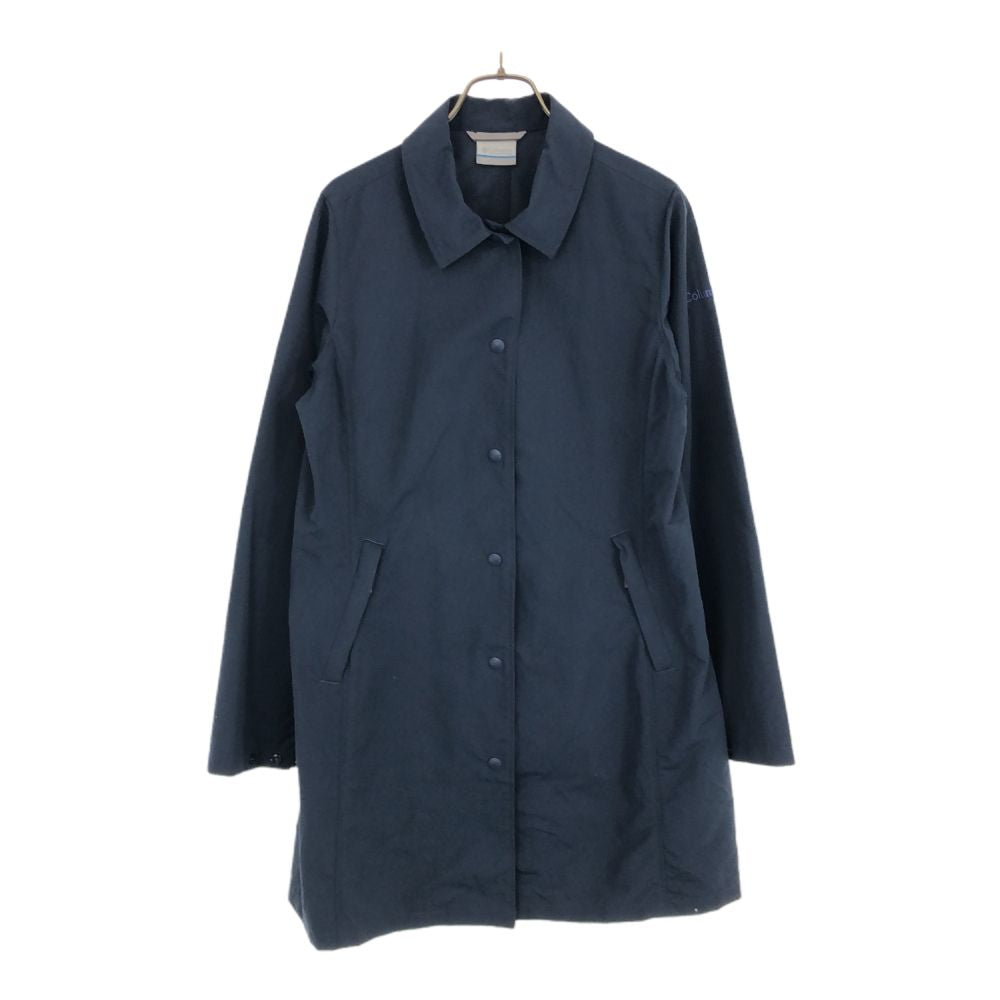 Columbia コロンビア 長袖 スプリングコート L ネイビー ナイロンコート レディース