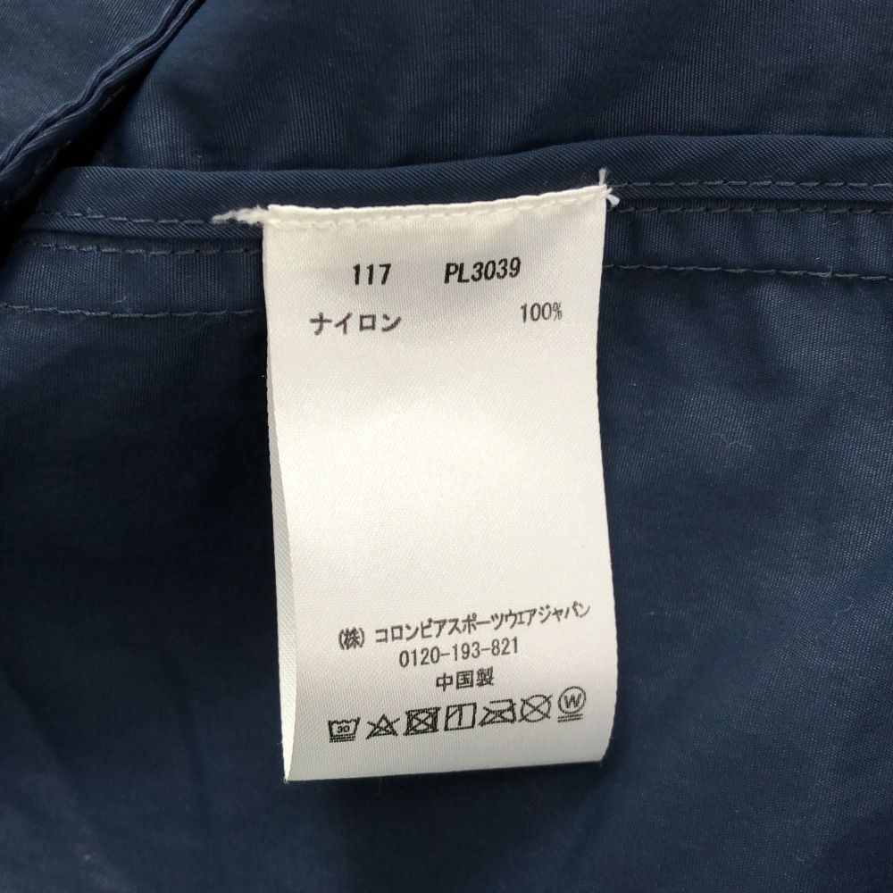 Columbia コロンビア 長袖 スプリングコート L ネイビー ナイロンコート レディース