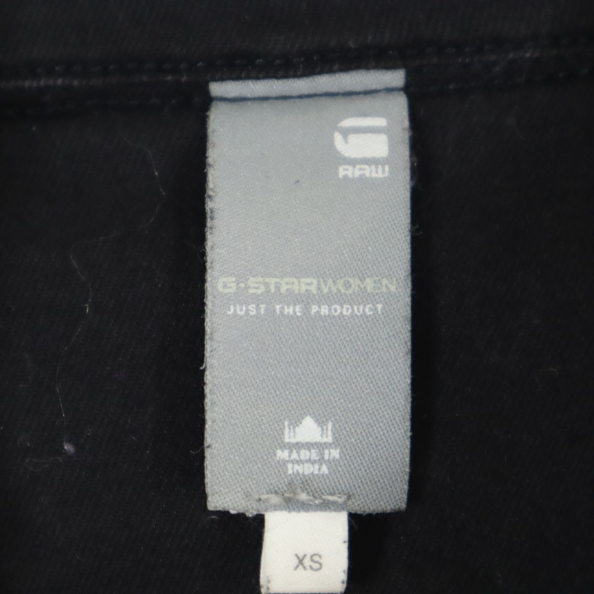 G-STAR WOMAN ジースターウーマン ジップジャケット XS ブラック レディース
