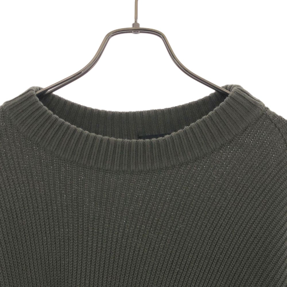 Subciety サブサエティ 日本製 長袖 ニット L カーキ セーター メンズ