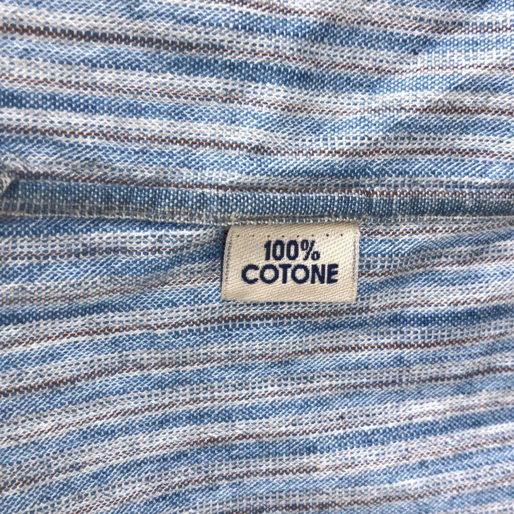 サルヴァトーレピッコロ ストライプ 長袖 シャツ 15/38 ブルー系 Salvatore Piccolo メンズ