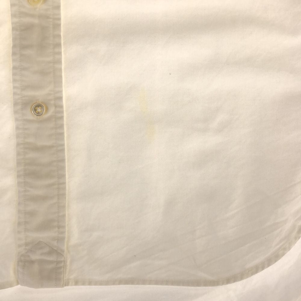 サイベーシックス 日本製 長袖 ボタンダウンシャツ 38 ホワイト SCYE BASICS メンズ