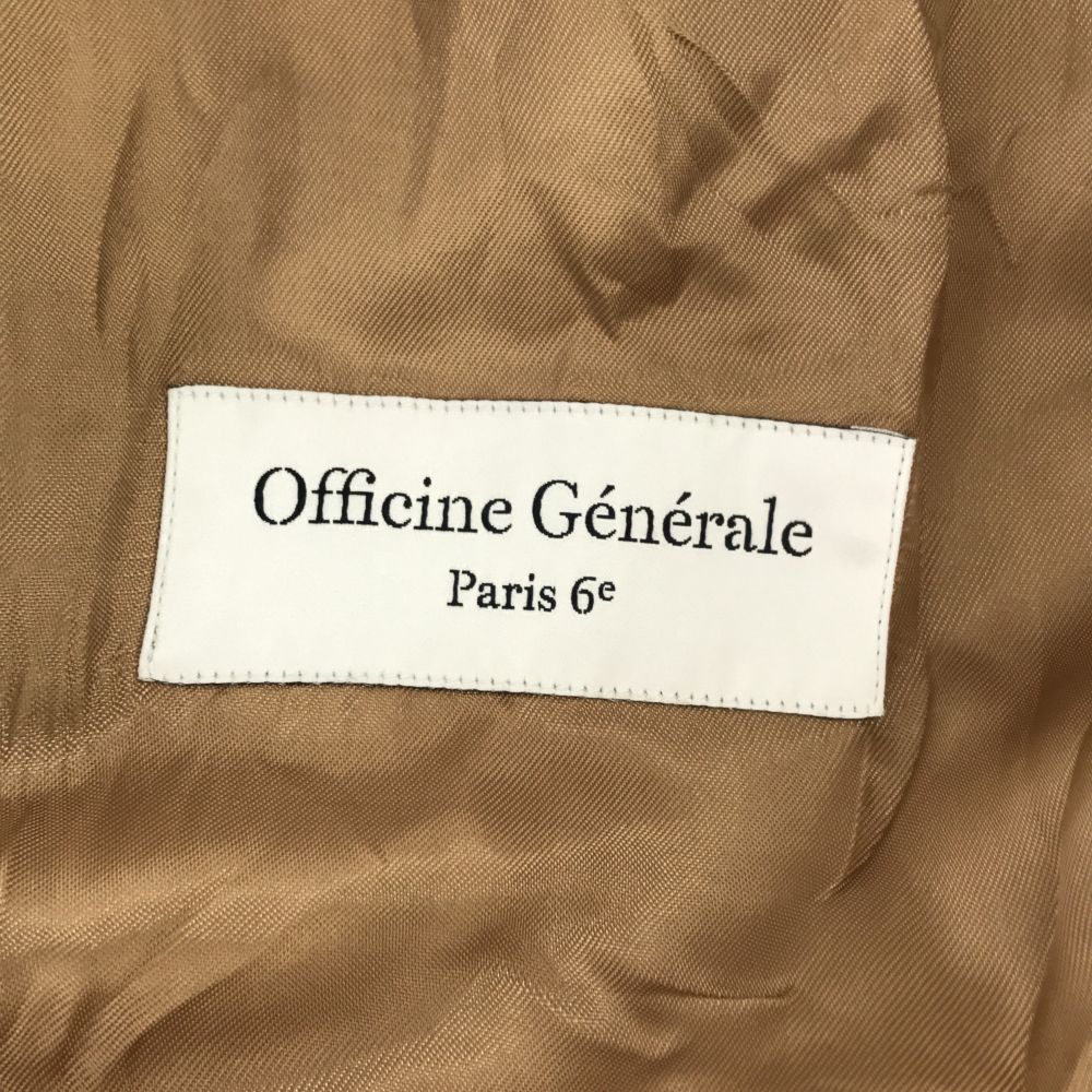 オフィシンジェネラル ステンカラーコート 38 ブラウン Officine Generale レディース