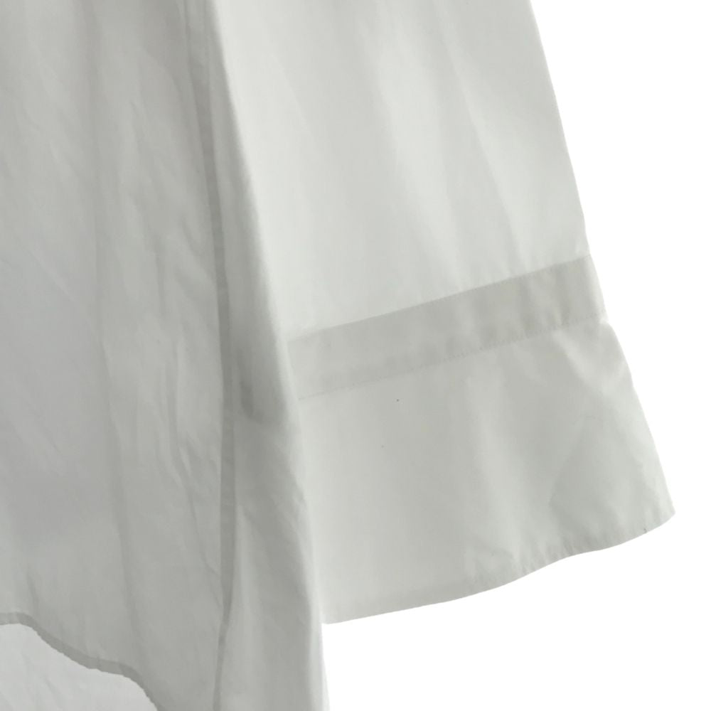 ユニクロ プラスジェイ 長袖 バンドカラーシャツ L ホワイト UNIQLO #NAME? レディース