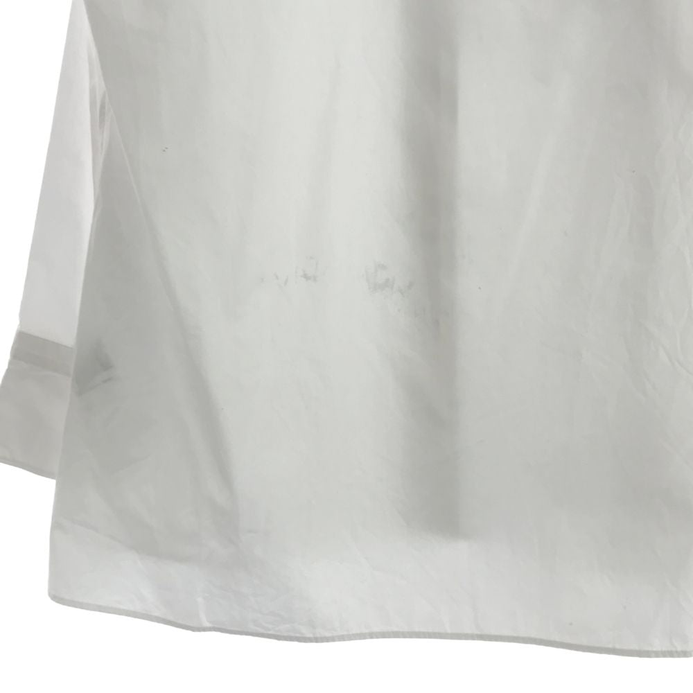 ユニクロ プラスジェイ 長袖 バンドカラーシャツ L ホワイト UNIQLO #NAME? レディース