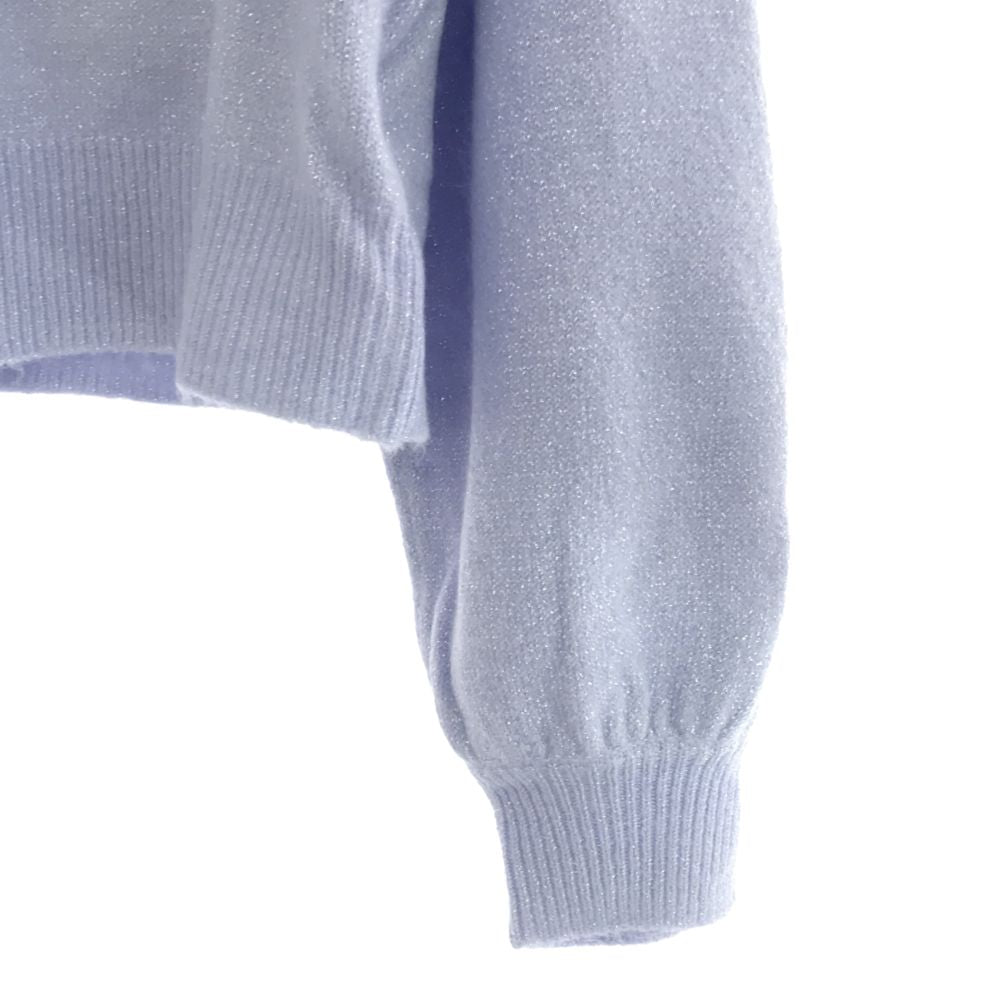 未使用 Lily Brown リリーブラウン 長袖 ニット カーディガン F パープル系 LFKB225236 レディース