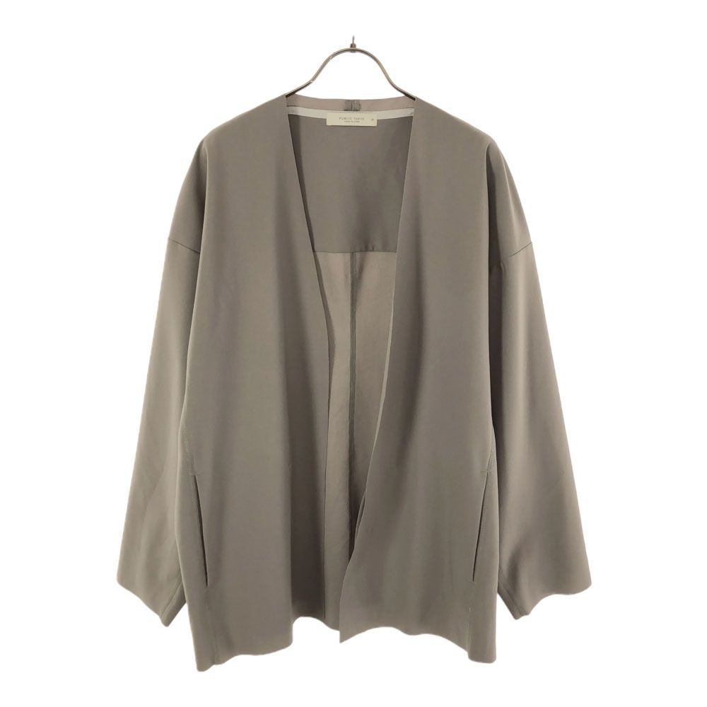 PUBLIC TOKYO パブリックトウキョウ 日本製 長袖 ジャケット 2 カーキ系 レディース