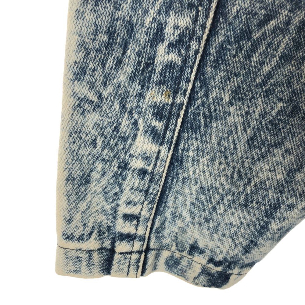 JORDA FASHION ジョーダ ファッション ペイント加工 長袖 デニムコート L ブルー系 レディース