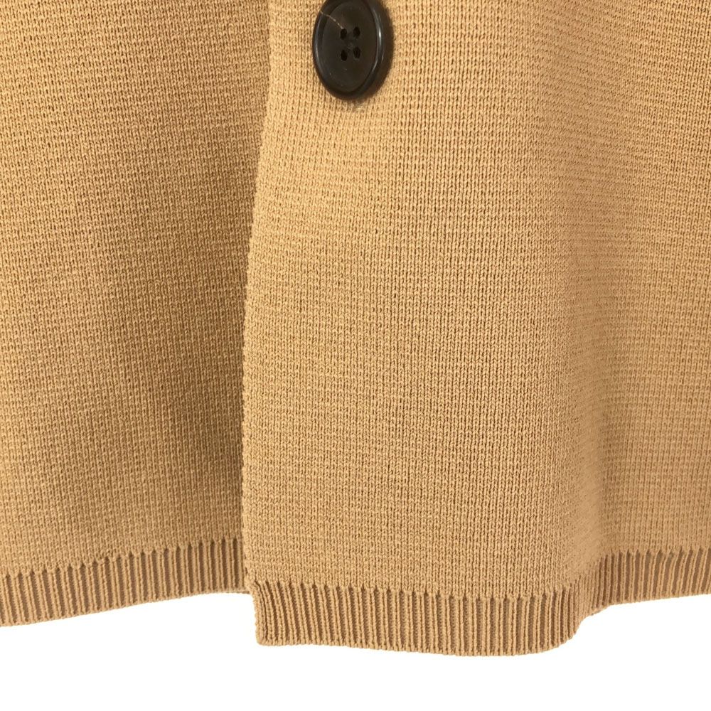 フォーティーワンエディフィス ニット テーラードジャケット S ベージュ 417EDIFICE メンズ