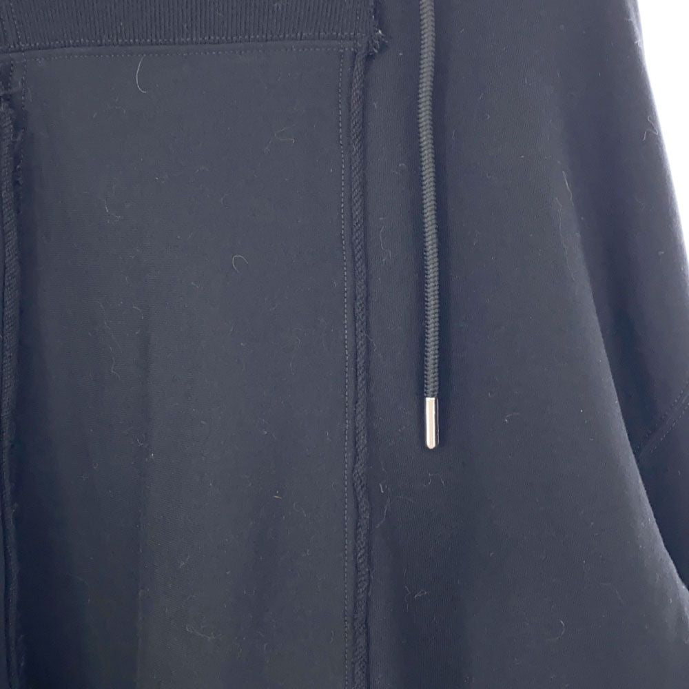 DIESEL ディーゼル プリント 長袖 スウェットパーカー XS ブラック 切替 メンズ