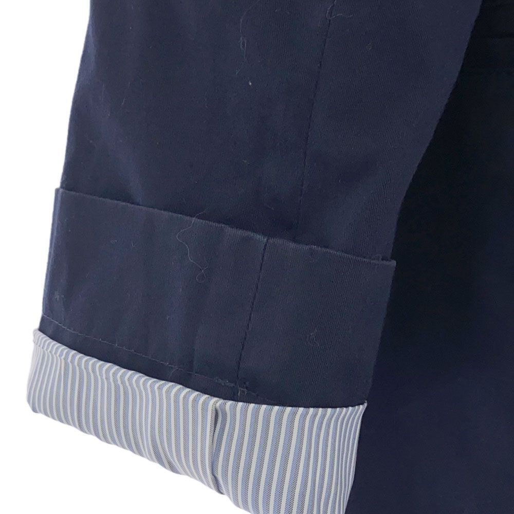 LACOSTE ラコステ 長袖 ステンカラーコート 42 ネイビー レディース