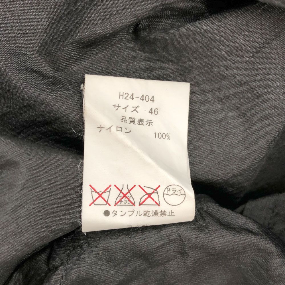 lot holon ロットホロン ナイロン ステンカラーコート 46 ブラック系 メンズ
