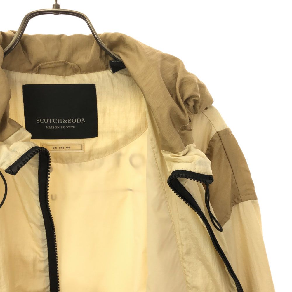 SCOTCH&SODA スコッチアンドソーダ 長袖 ナイロンジャケット S ベージュ系 ジャンパー メンズ
