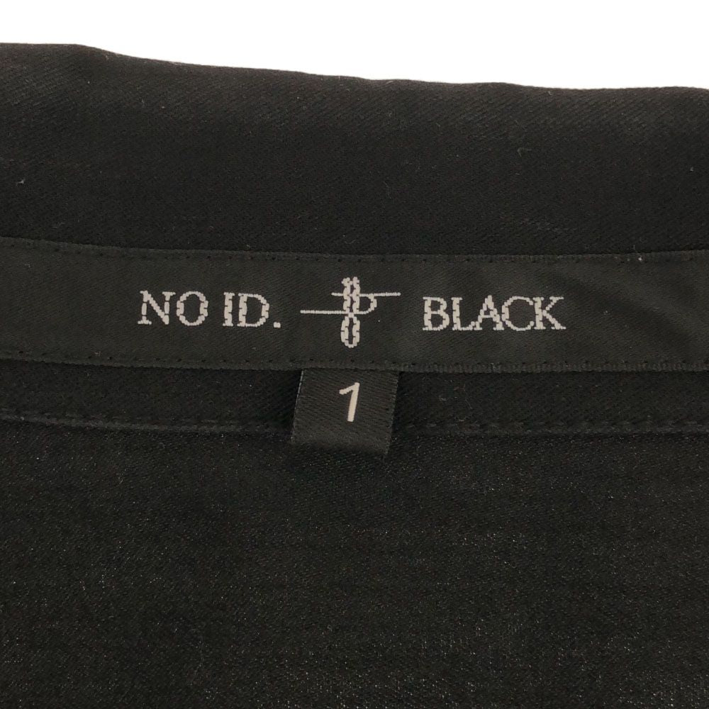 NO ID. BLACK ノーアイディーブラック 長袖 テーラードジャケット 1 ブラック メンズ