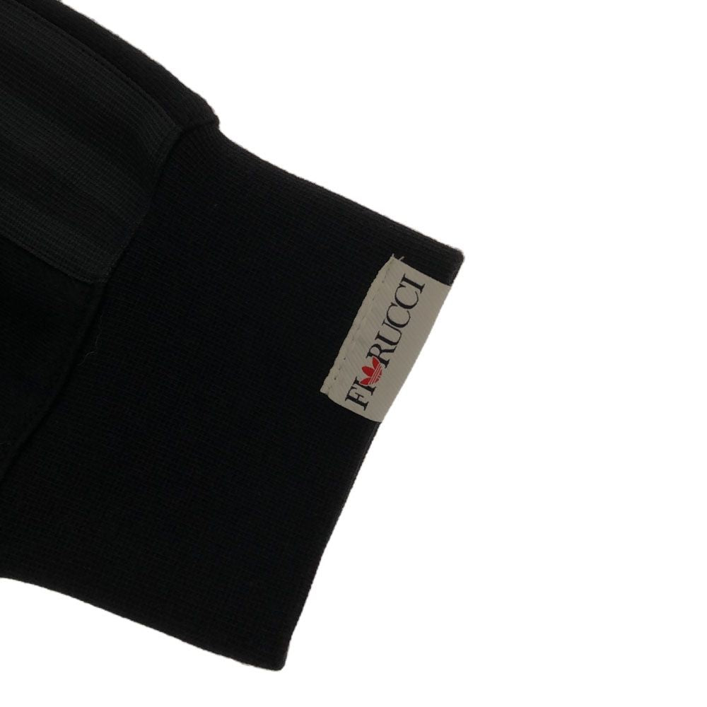 アディダス 長袖 ショート丈 スウェットパーカー OT ブラック adidas レディース