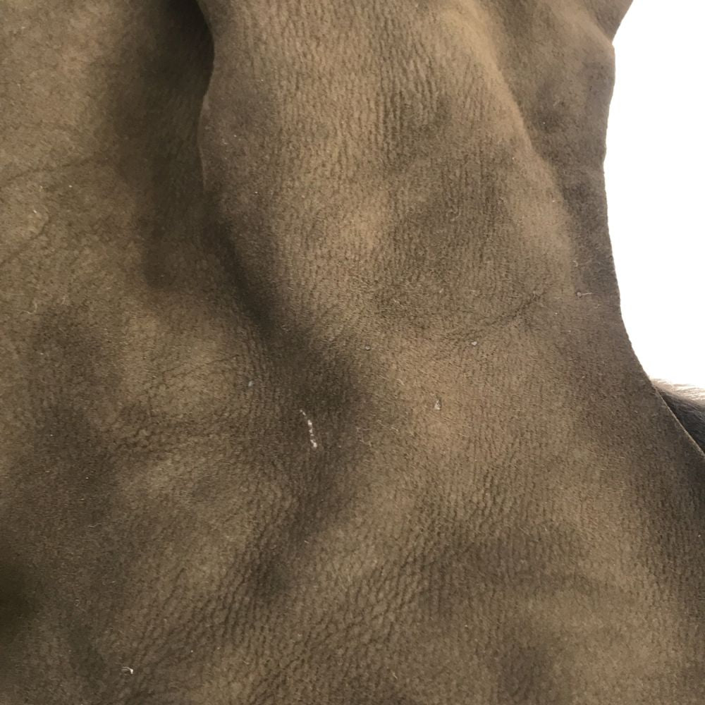 カールドノヒュー イギリス製 ムートン ファーベスト FREE ブラウン KARL DONOGHUE ストール マフラー レディース