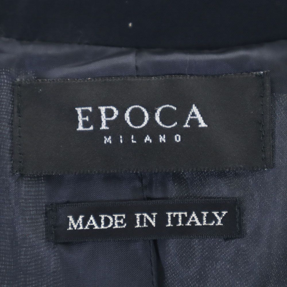 EPOCA エポカ イタリア製 長袖 テーラードジャケット ブラック レディース