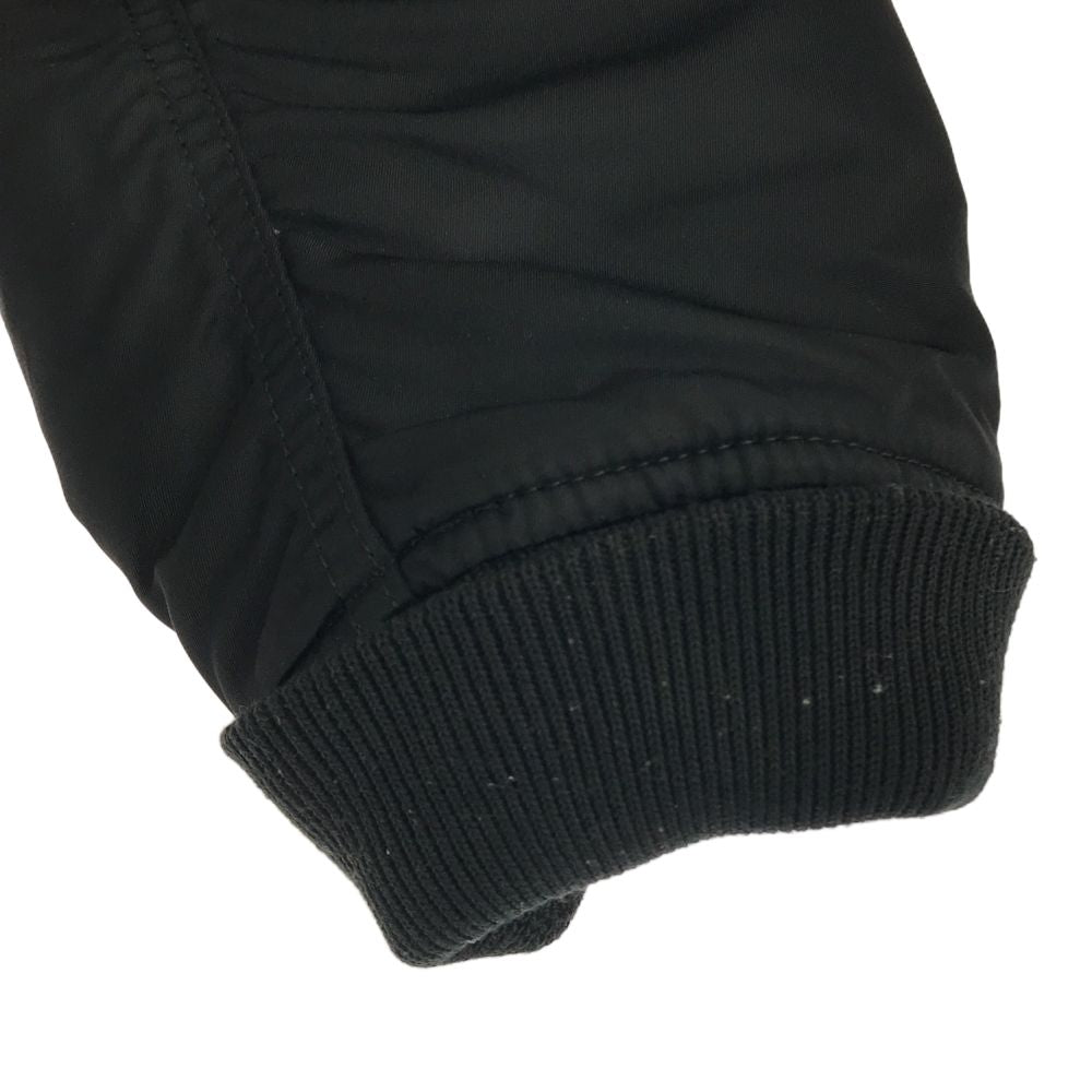 シップスジェットブルー アルファインダストリーズ 長袖 フード ナイロン フライトジャケット M ブラック SHIPS JET BLUE ALPHA INDUSTRIES メンズ