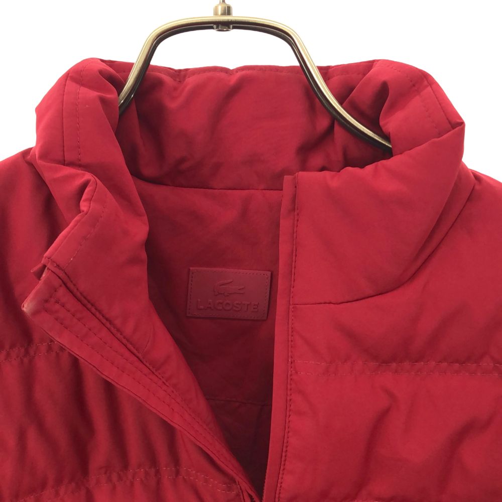 LACOSTE ラコステ ダウンジャケット 40 レッド レディース