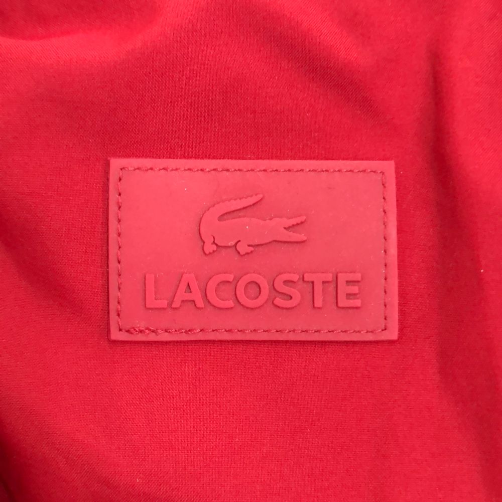 LACOSTE ラコステ ダウンジャケット 40 レッド レディース