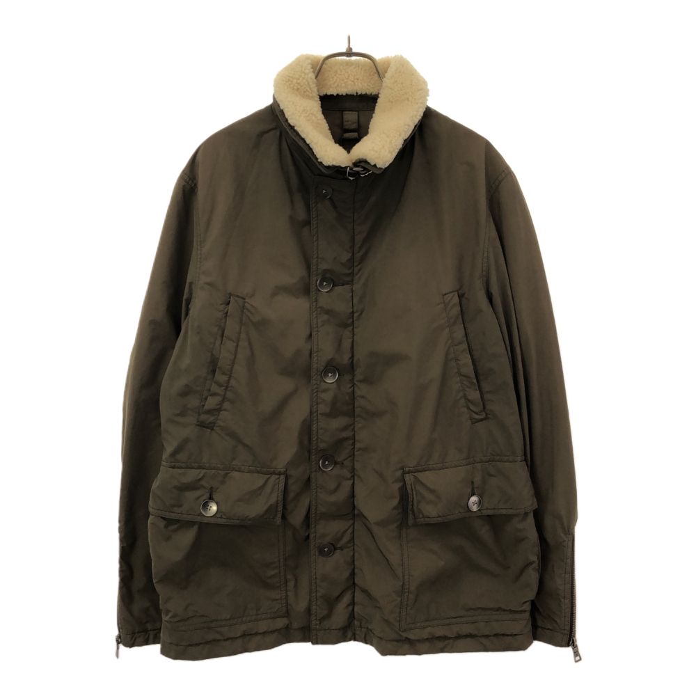 M.I.D.A. ミダ 襟ボア ミリタリージャケット カーキ系 メンズ