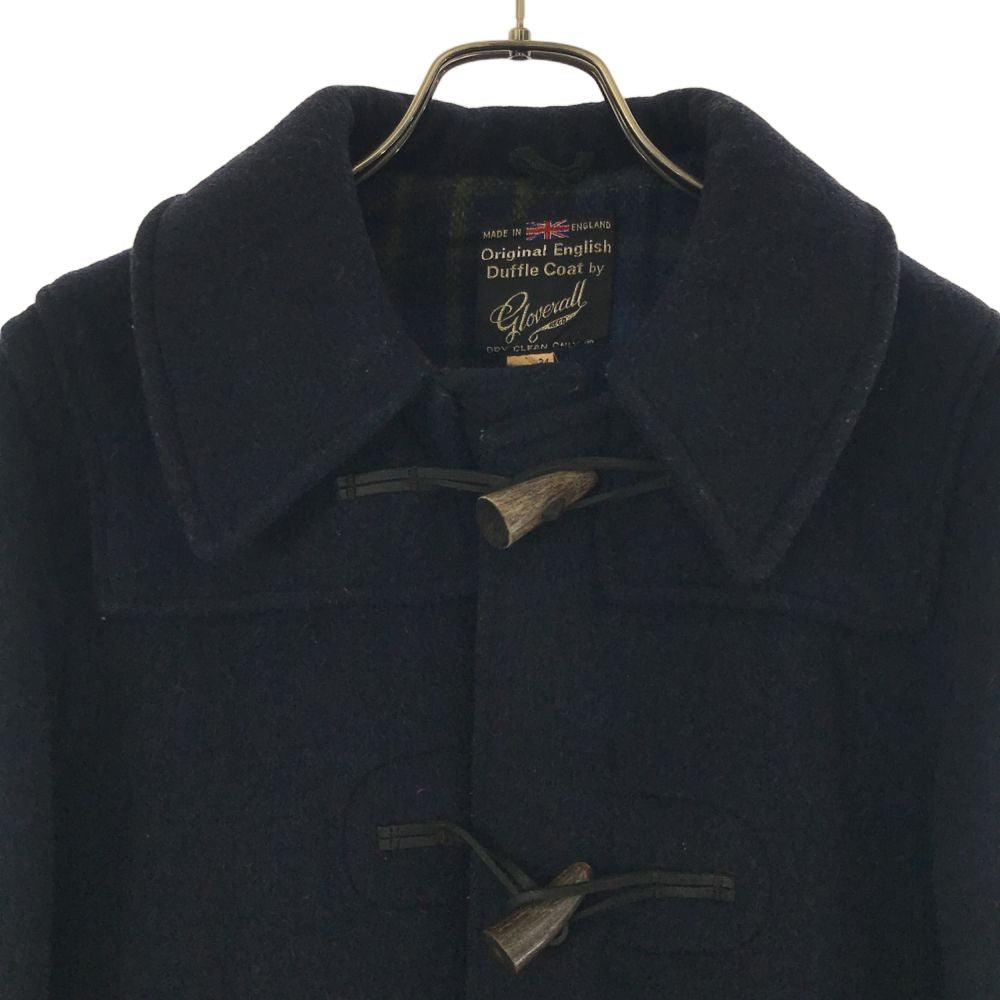 Gloverall グローバーオール イギリス製 ダッフルコート USA34 ネイビー レディース