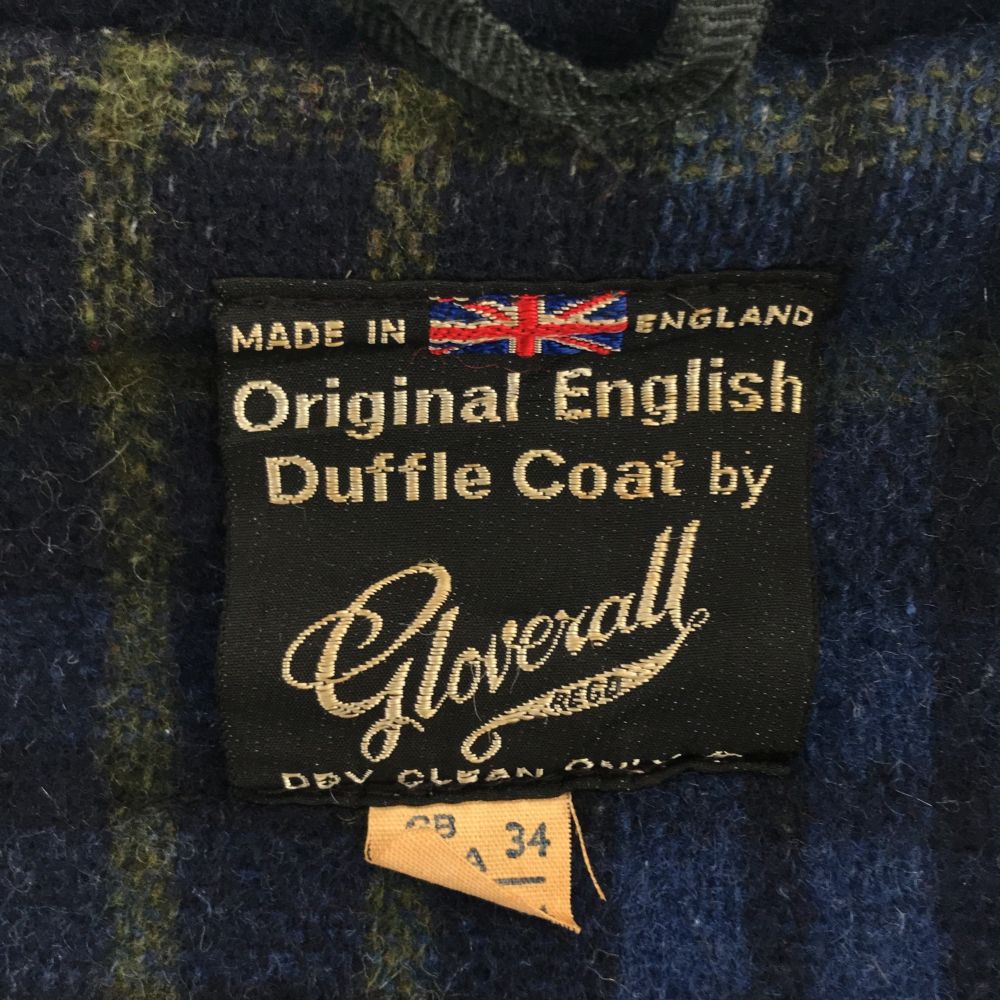 Gloverall グローバーオール イギリス製 ダッフルコート USA34 ネイビー レディース