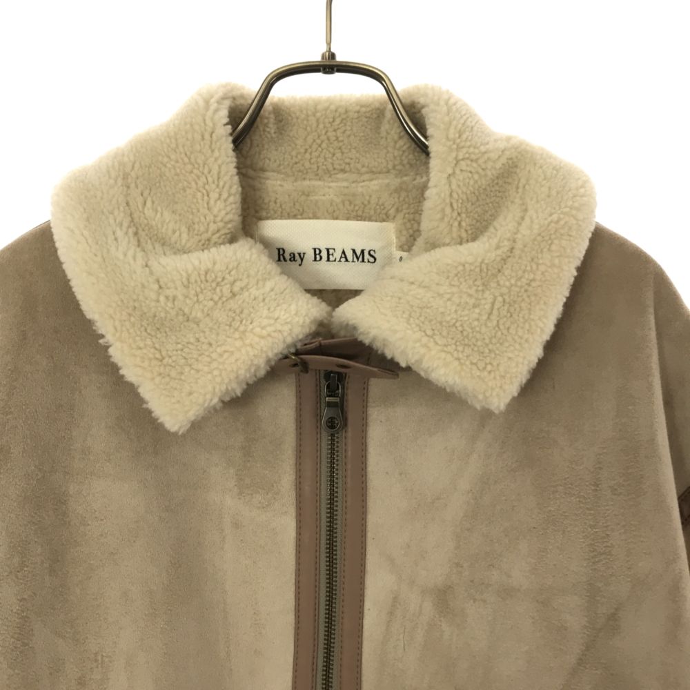 Ray Beams レイビームス ボンバー ジャケット ベージュ レディース