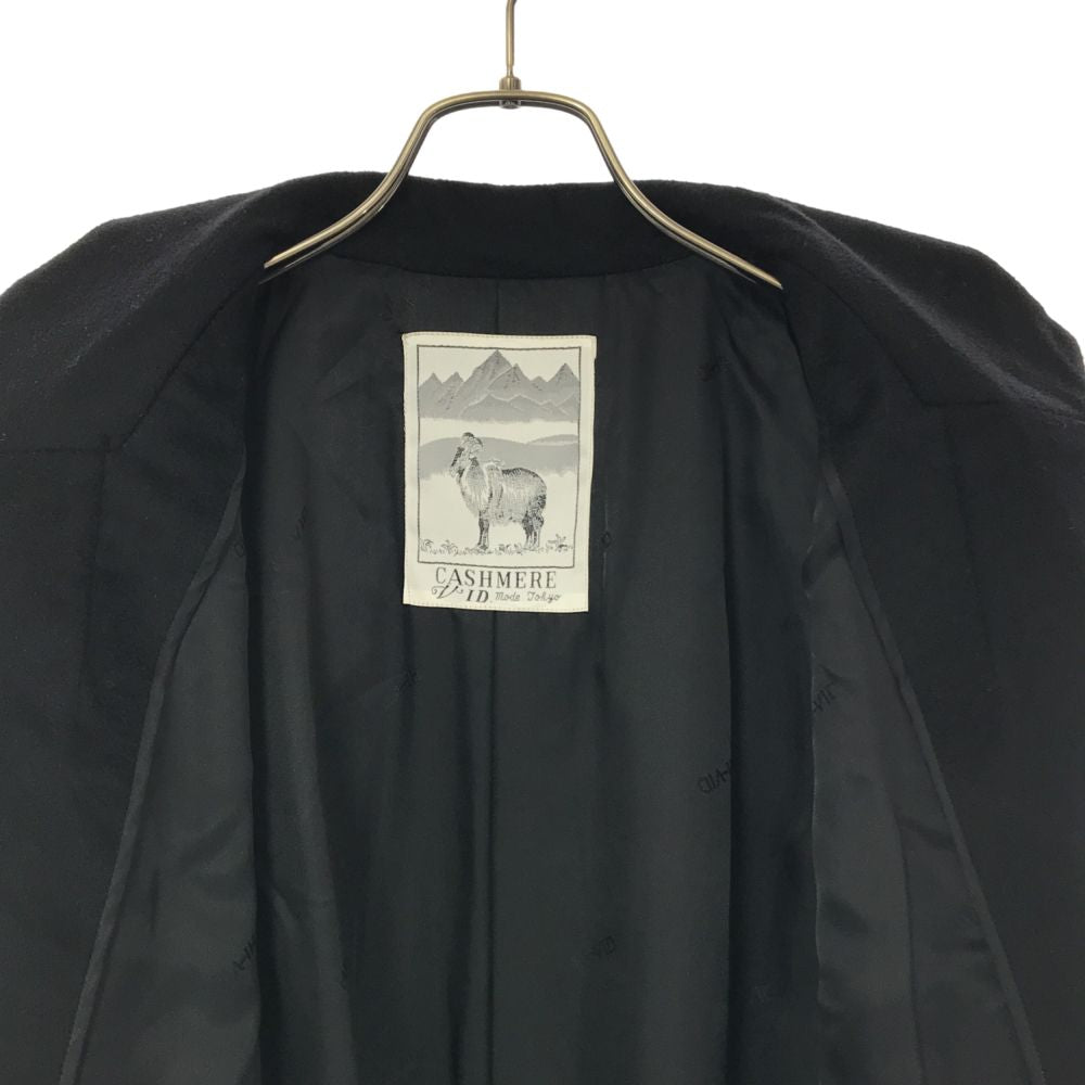 日本製 カシミヤ ウールコート ブラック レディース
