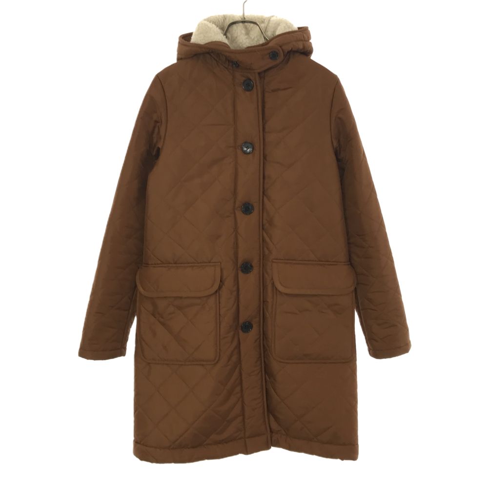Traditional Weatherwear トラディショナルウェザーウェア 裏ボア キルティングコート 36 ブラウン CUMBERNAULD GLASGOW レディース